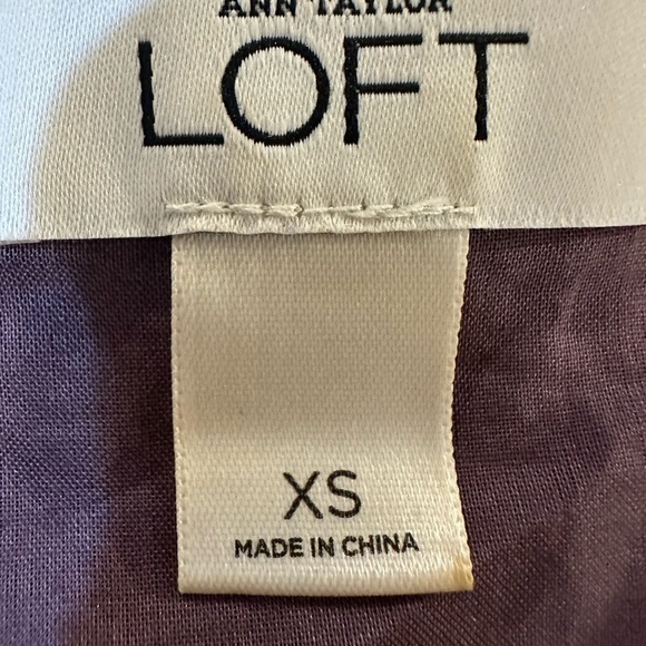 LOFT Women's Floral Sleeveless Top - Purple and Pink - Picture 3 of 5